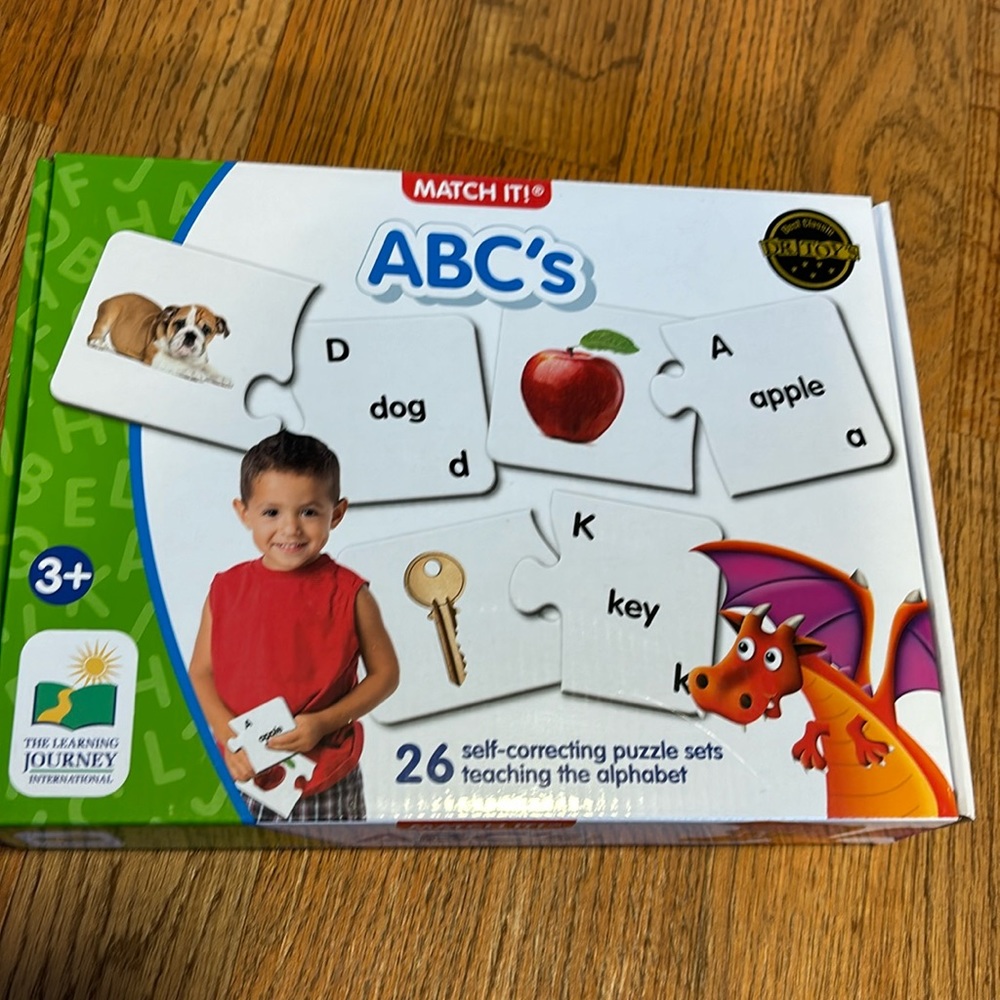 NEW!! ABC’s Match-it! Never used. Great gift!!!